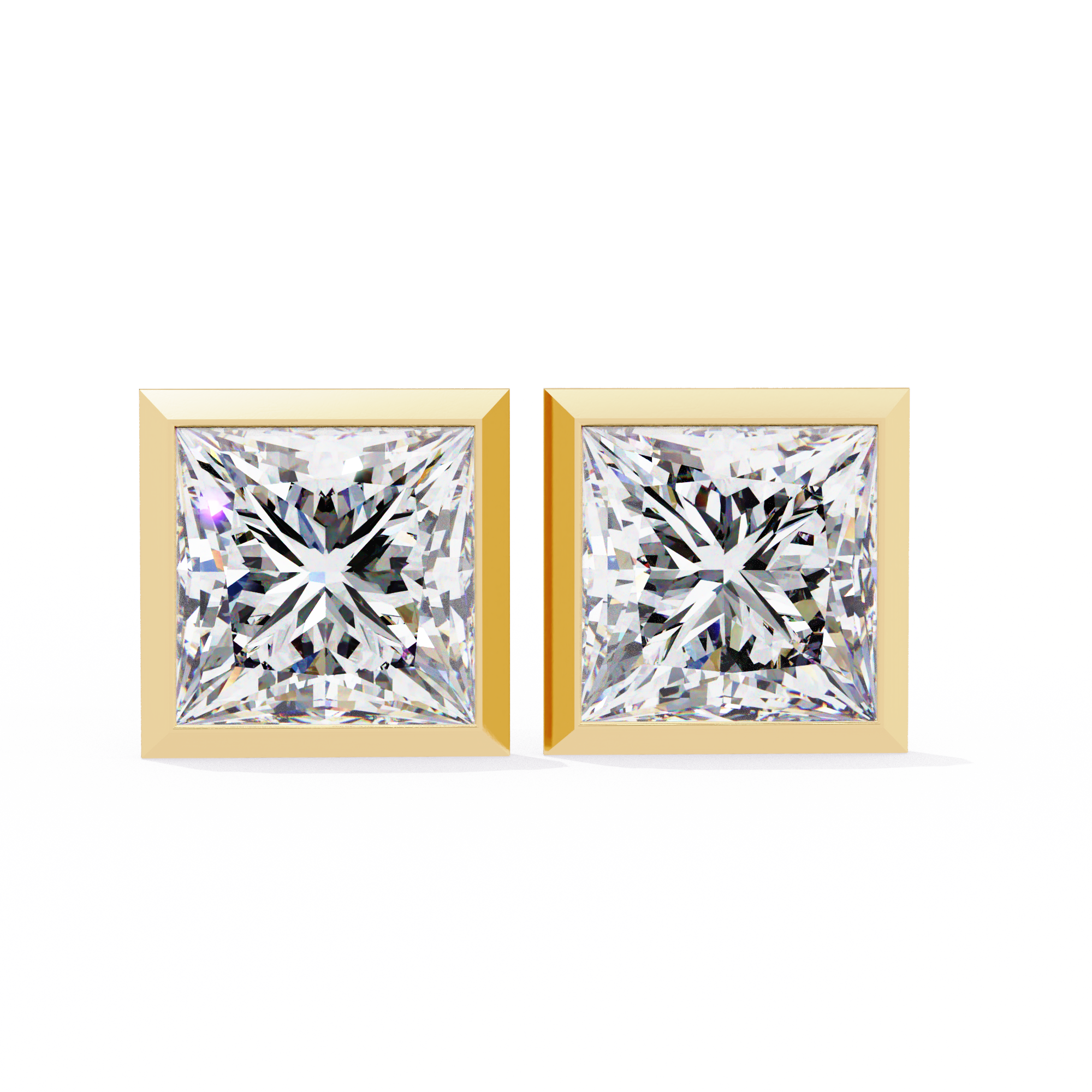 2 carat diamond stud earrings