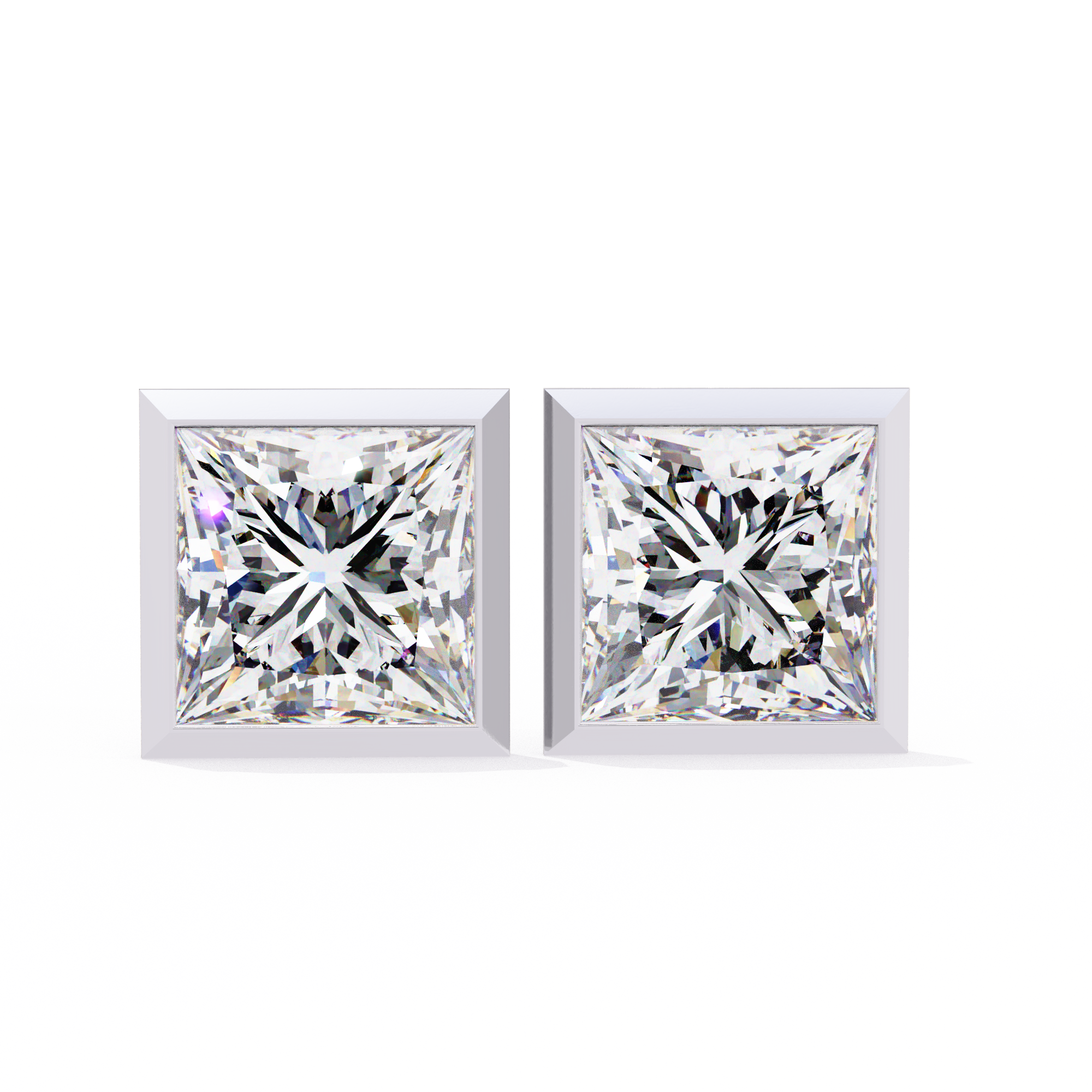 2 carat diamond stud earrings