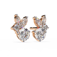 1.47ct Lab Grown Diamond Marquise Fancy Earrings