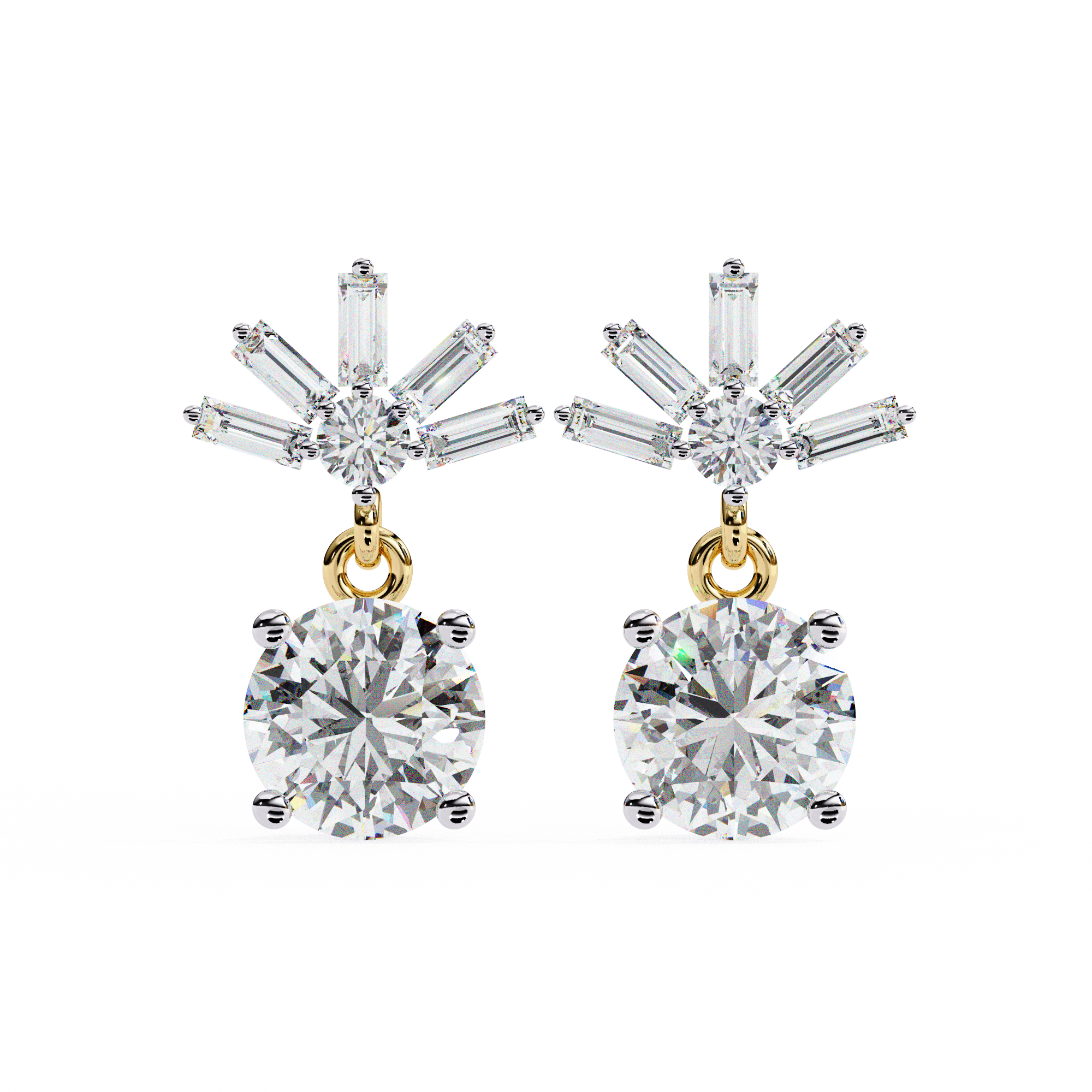 0.83ct Lab Grown Diamond Modern Marvel Earrings
