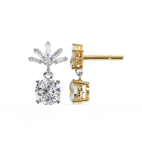 0.83ct Lab Grown Diamond Modern Marvel Earrings