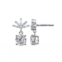 0.83ct Lab Grown Diamond Modern Marvel Earrings