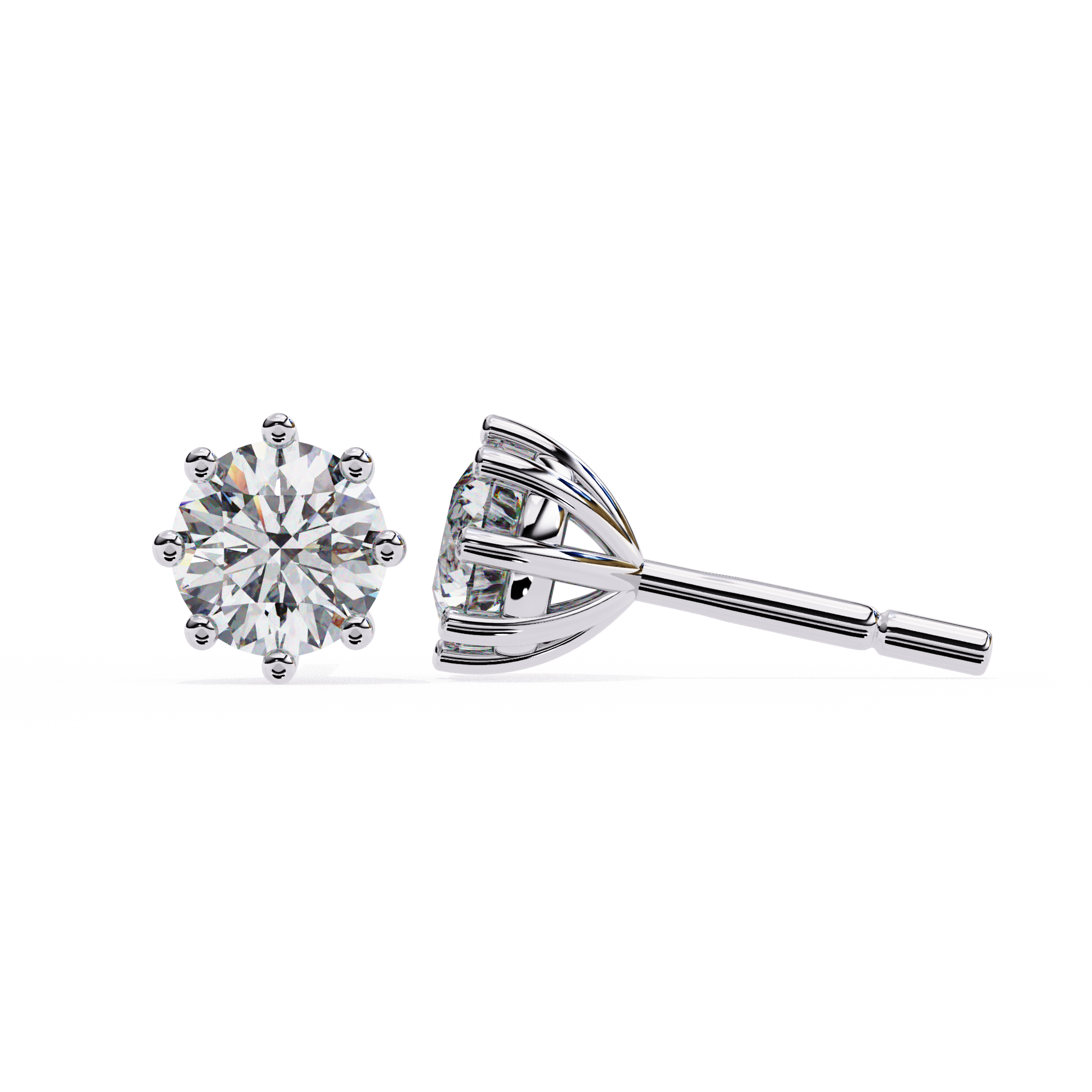 IGI 2.50ct Lab Grown Diamond Gemma Solis Earrings