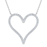 Lab Grown Diamond Heart Shape Necklace