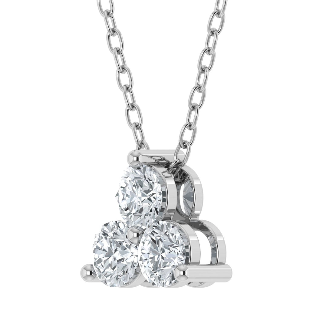 Lab Grown Diamond Trinity Pendant (0.50ct - 1.00ct)