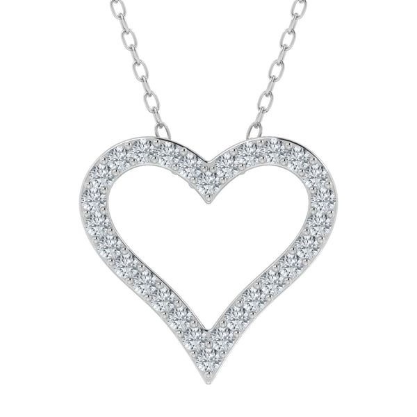 Lab Grown Diamond Heart Pendant 1.00ct