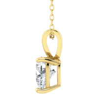 IGI Lab Grown Diamond Heart Solitaire Pendant (0.50ct - 3.00ct)