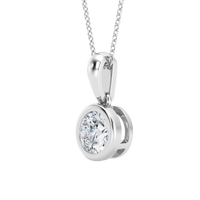 Colgante solitario de diamante cultivado en laboratorio de 1,00 ct 
