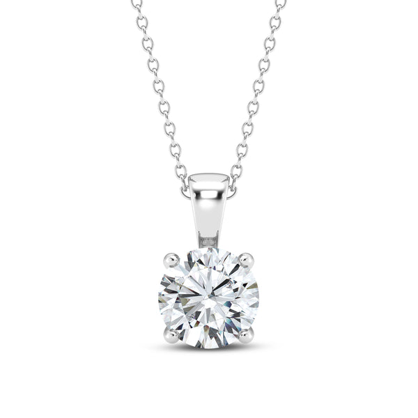 Lab Grown Diamond Solitaire Pendant