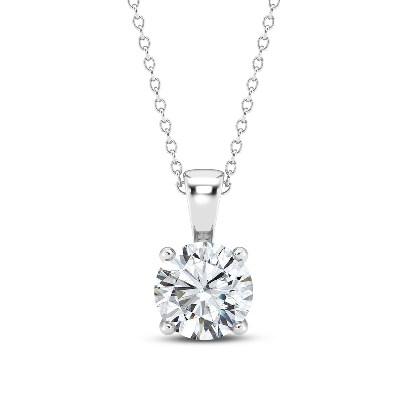 Lab Grown Diamond Solitaire Pendant