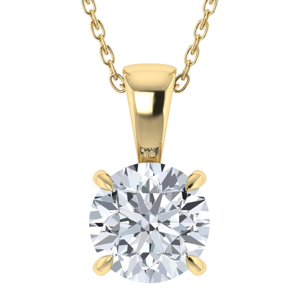 1.00ct Lab Grown Diamond Solitaire Pendant