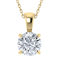 1.00ct Lab Grown Diamond Solitaire Pendant