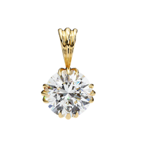 IGI Lab Grown Diamond Solitaire 12 Prong Pendant