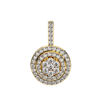Lab Grown Diamond Cluster Pendant