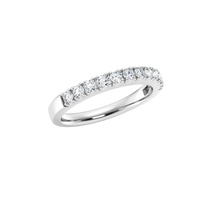 Anillo de banda clásica con diamantes cultivados en laboratorio de 0,50 ct 