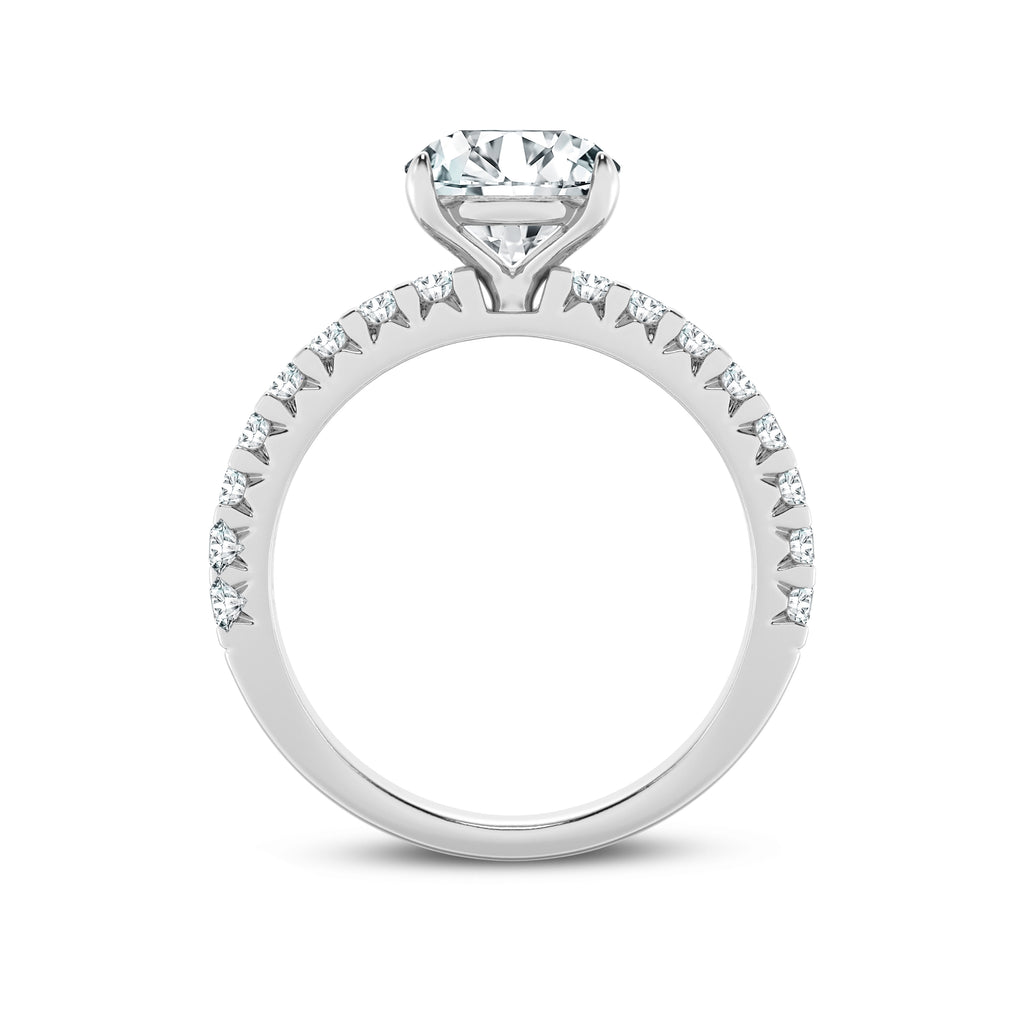 Anillo de diamantes cultivados en laboratorio de 1,50 ct 