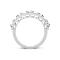 IGI 2.00ct Lab Grown Diamond Princess Cut Band Ring