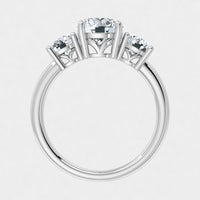 IGI 2.00ct Lab Grown Diamond Trilogy Ring