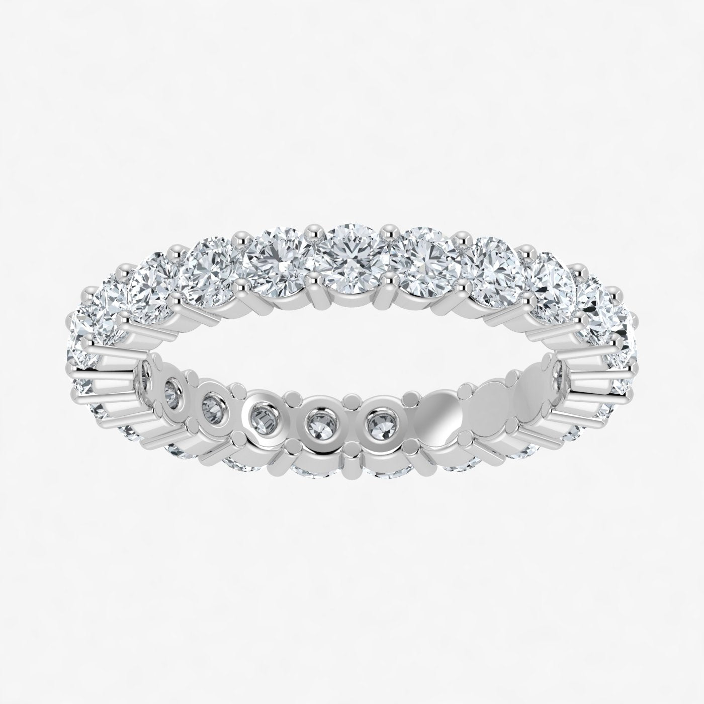 IGI Lab Grown Diamond Eternity Band (1ct-2ct)