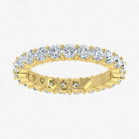 Anillo de eternidad con diamantes cultivados en laboratorio (1-2 ct)