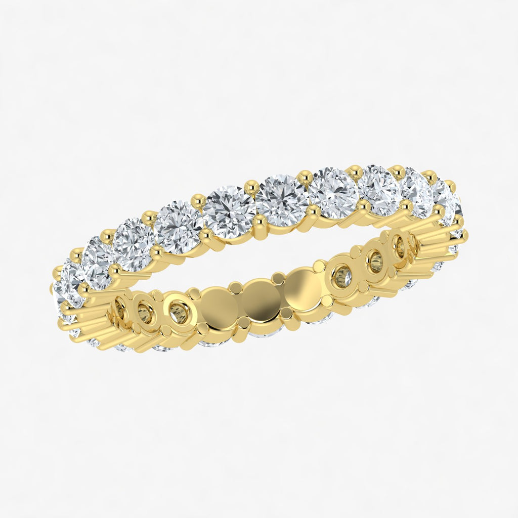 Anillo de eternidad con diamantes cultivados en laboratorio (1-2 ct)