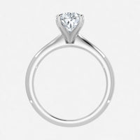 side 14k White Gold