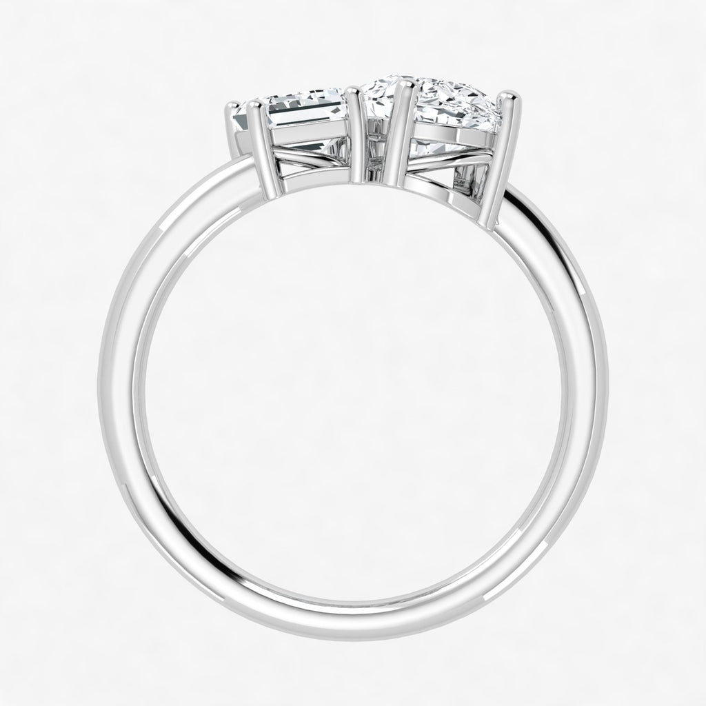 IGI Toi et Moi 2 Carat Lab Grown Diamond Ring
