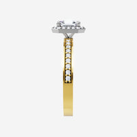 Anillo de flores atemporal de Asscher