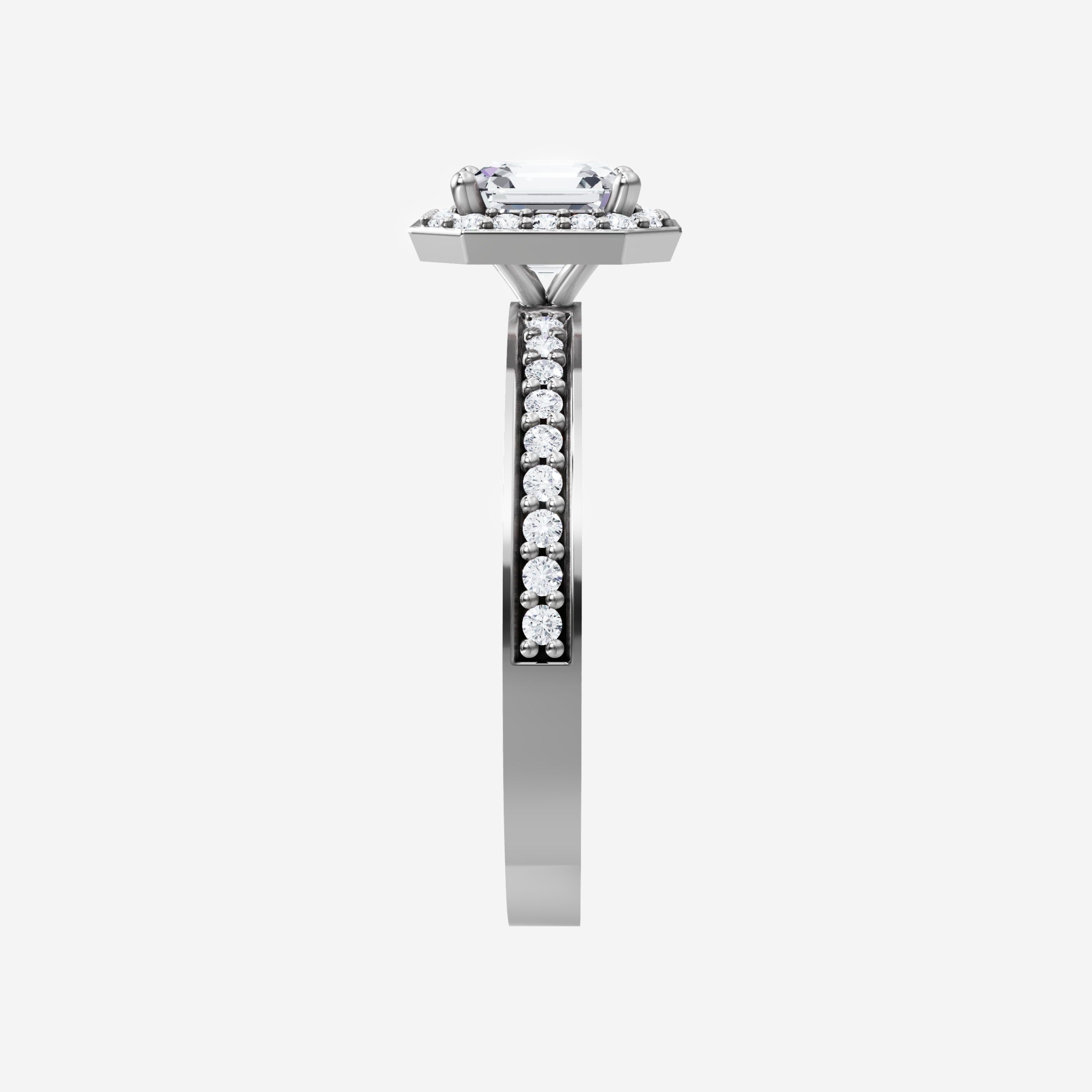 Anillo de flores atemporal de Asscher