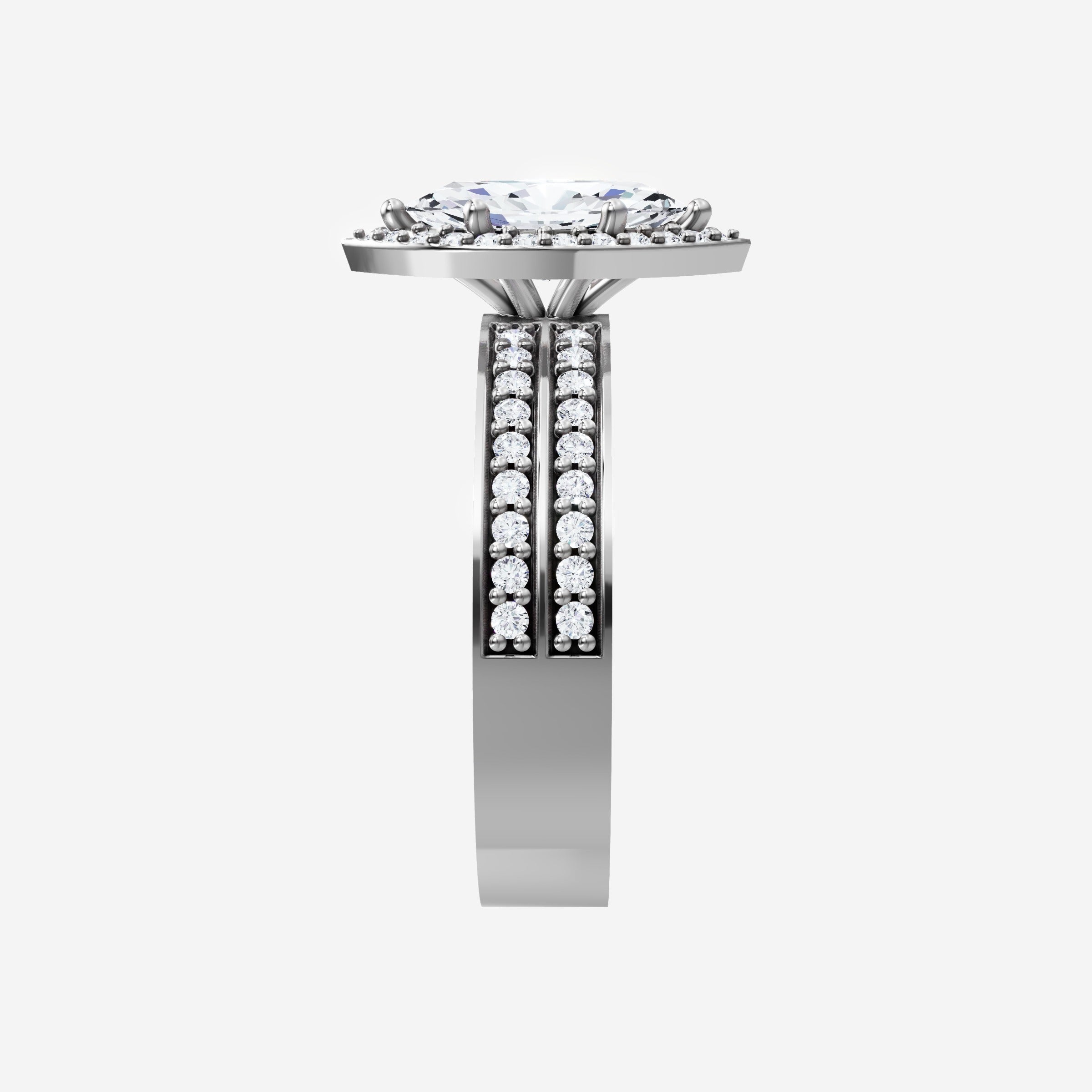 Marquise Vibrant Bloom Ring 1.00 CT Lab Grown Diamond RIng