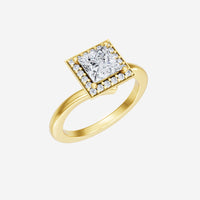 Anillo con dije vintage de princesa