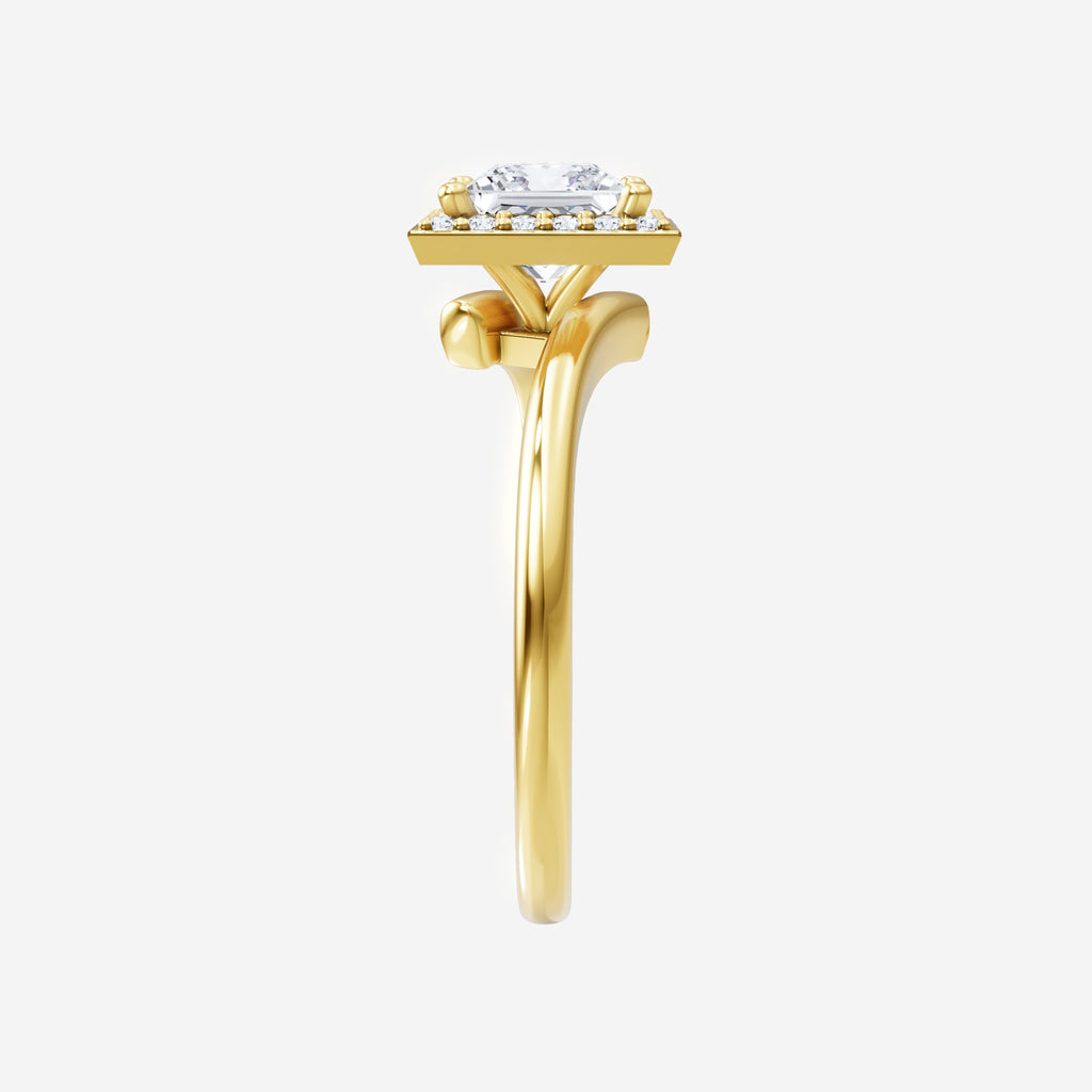 Anillo con dije vintage de princesa