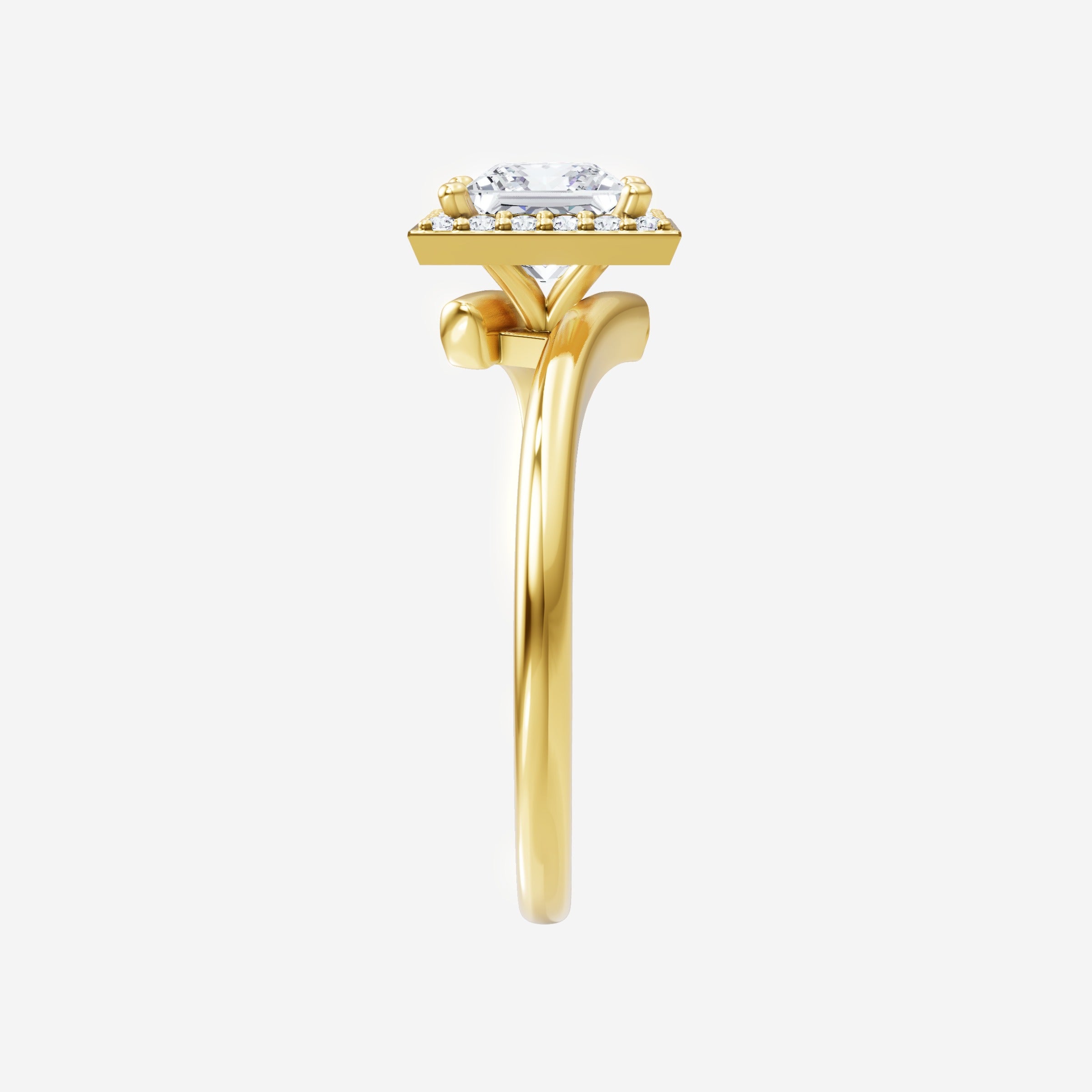 Anillo con dije vintage de princesa