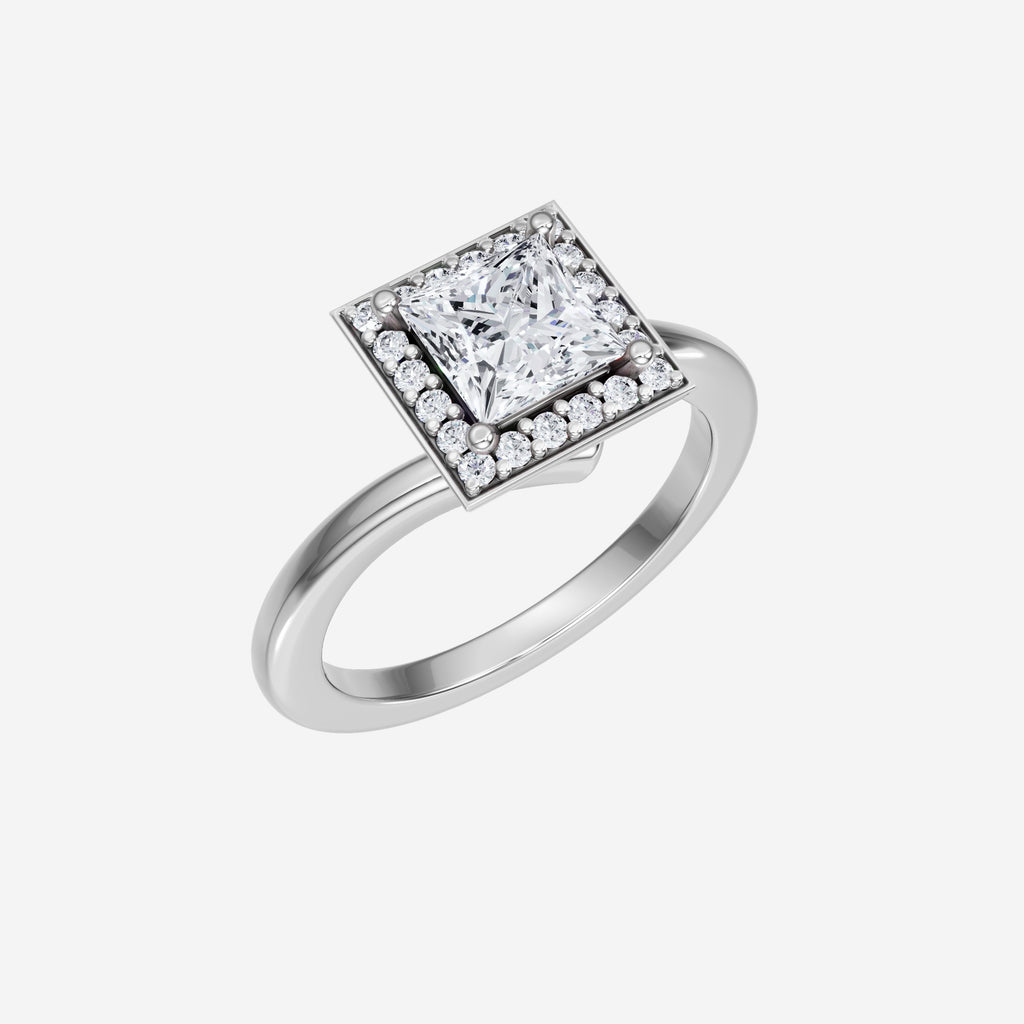Anillo con dije vintage de princesa