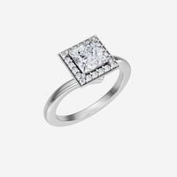 Anillo con dije vintage de princesa