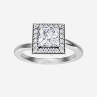 Anillo con dije vintage de princesa
