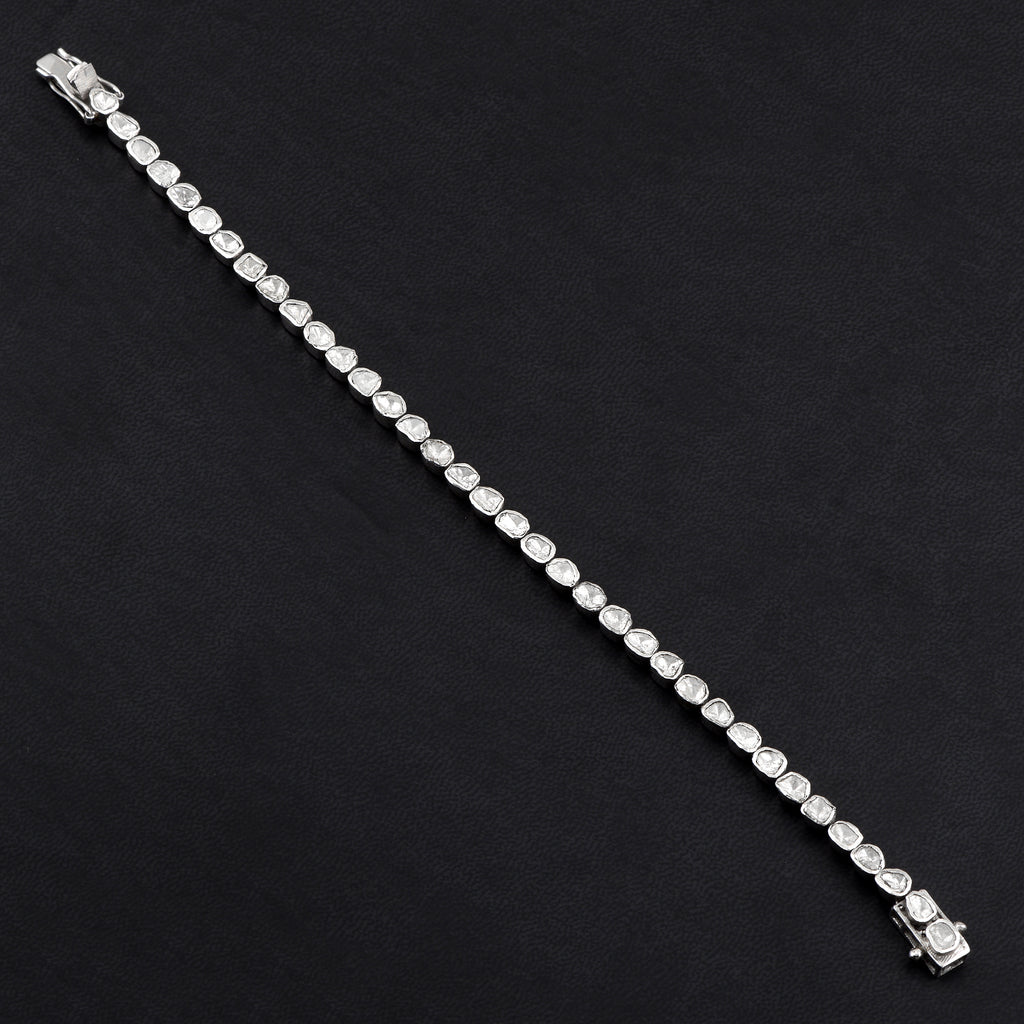 Natural Polki Diamond Bracelet
