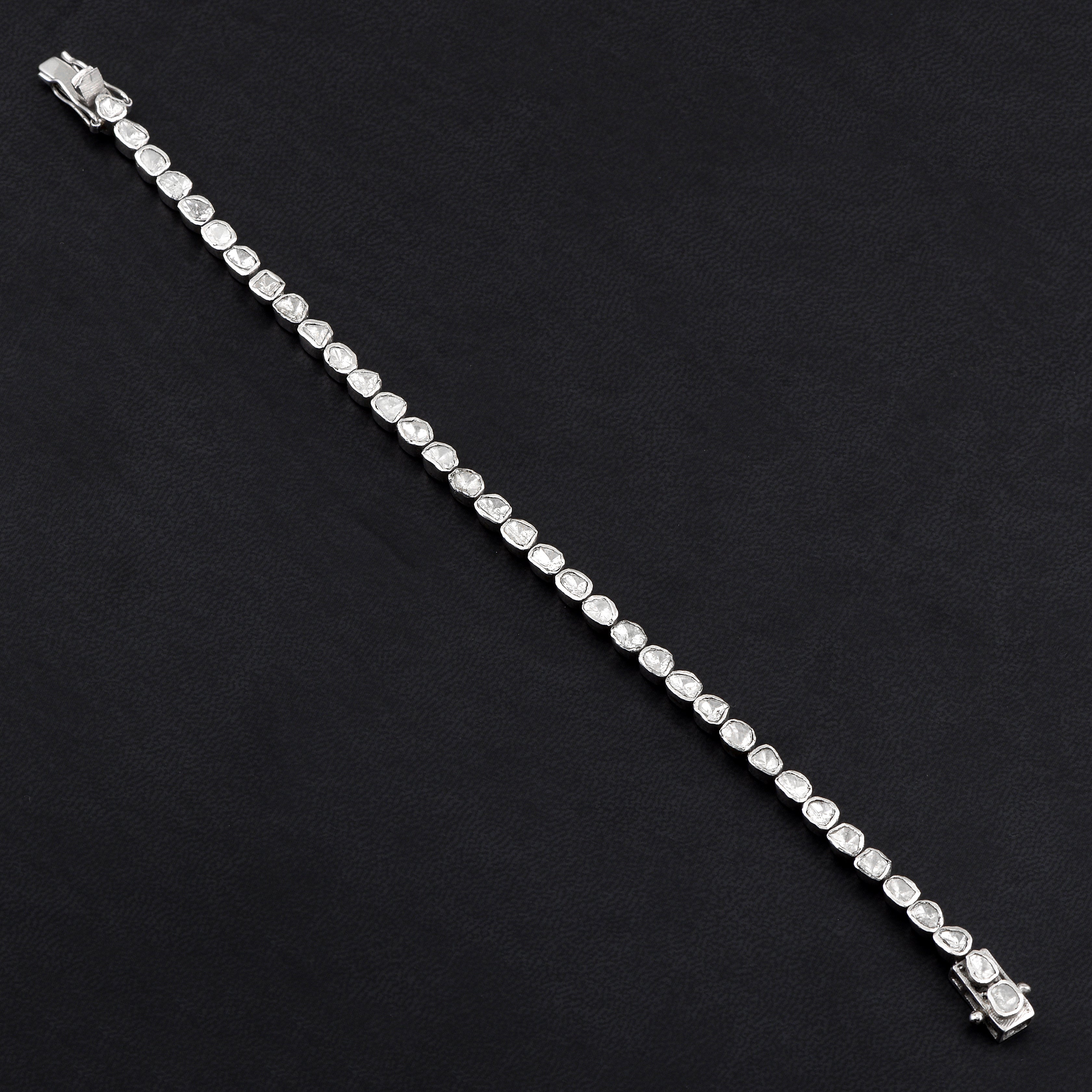 Natural Polki Diamond Bracelet