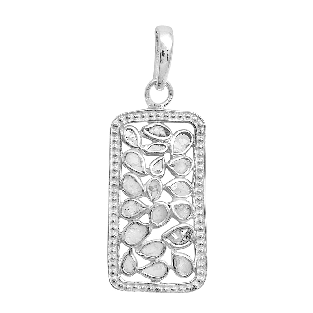 1.00ct Natural Polki Diamond Pendant