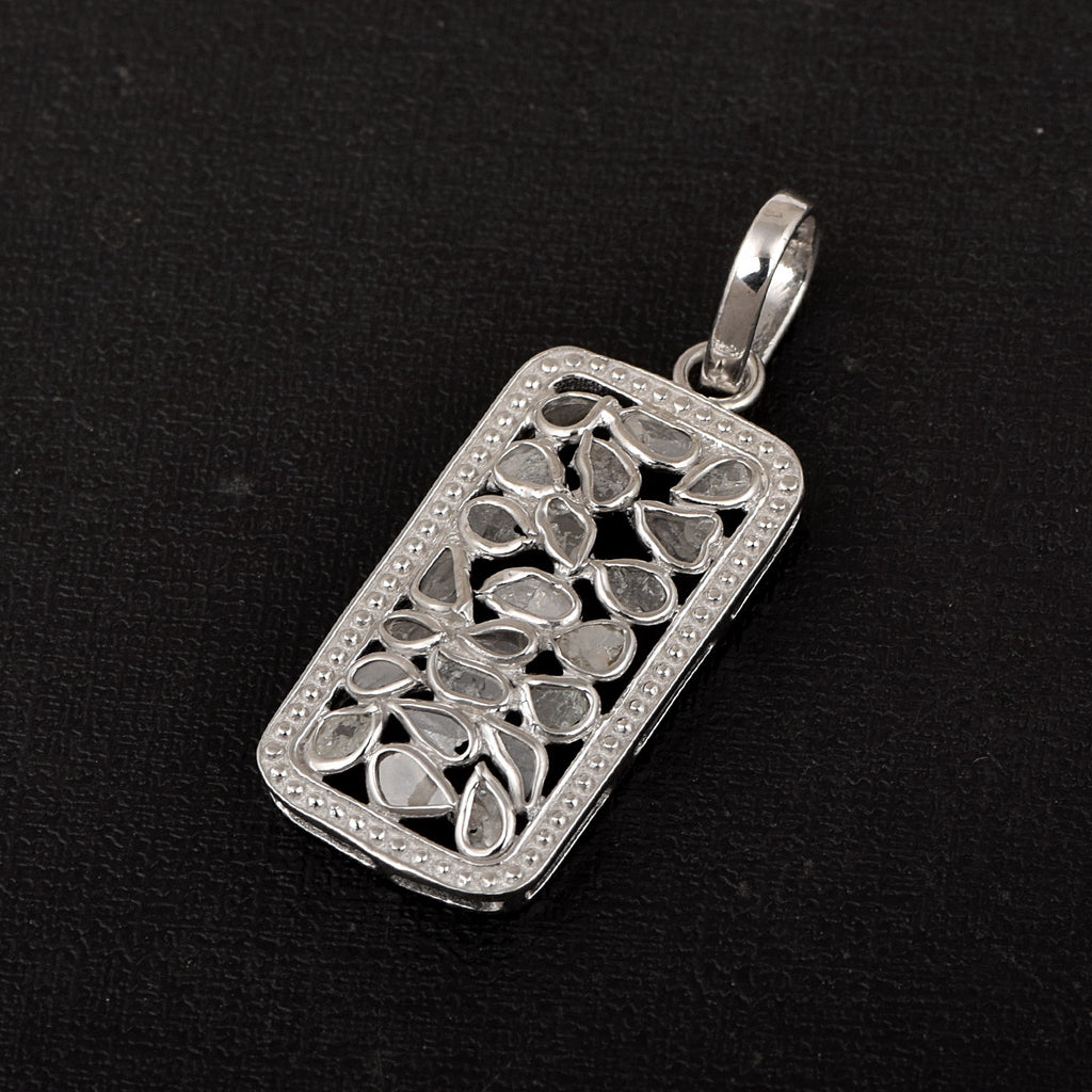 1.00ct Natural Polki Diamond Pendant