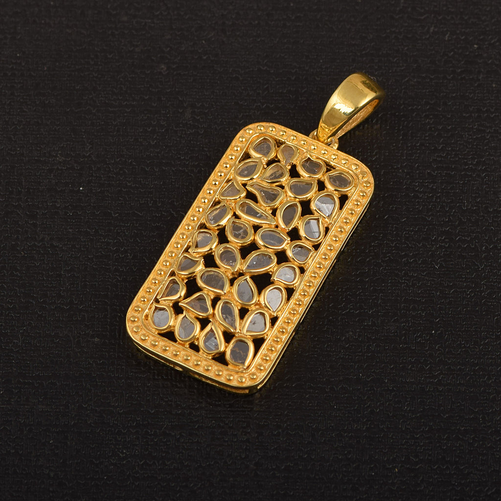 1.00ct Natural Polki Diamond Pendant