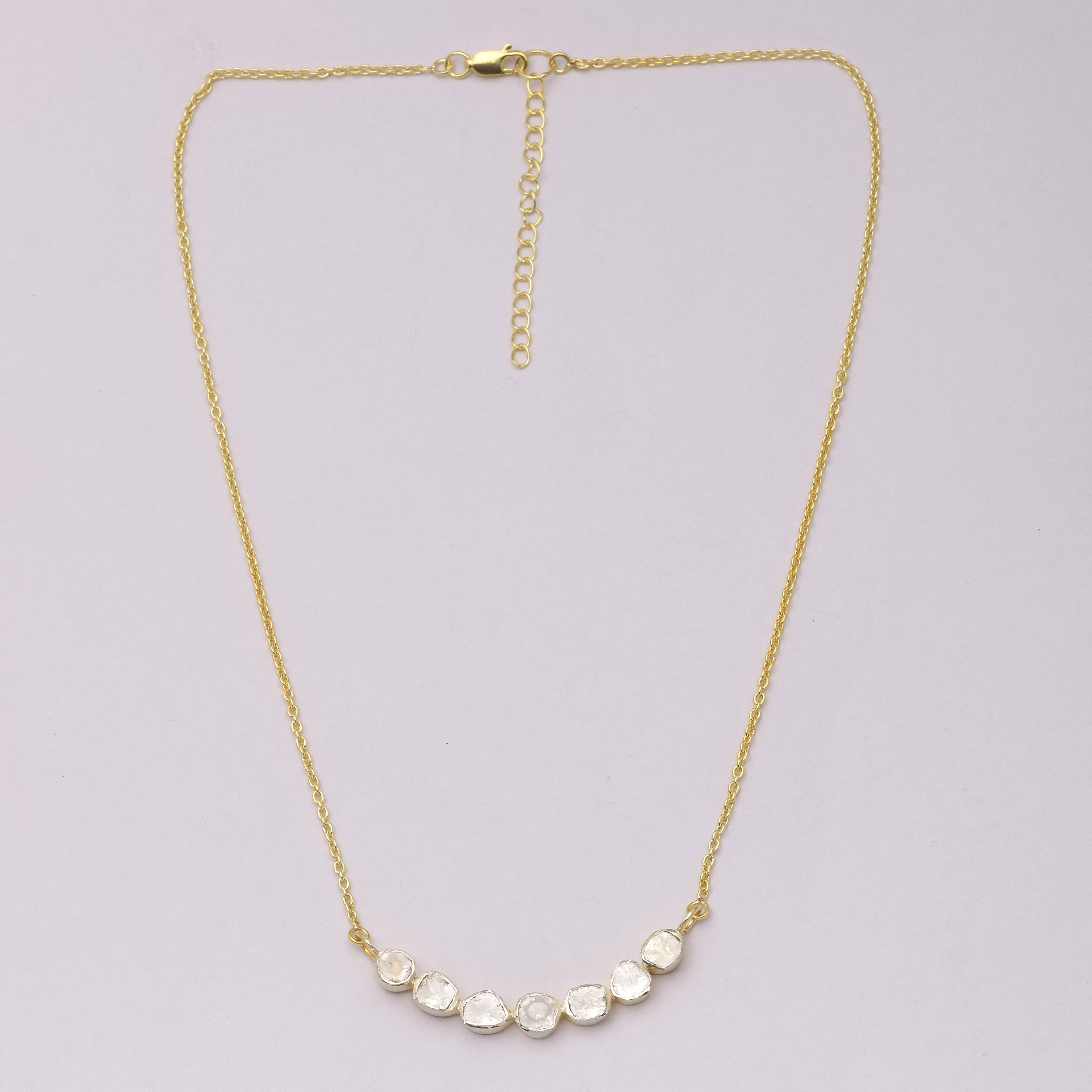 Collar de diamantes naturales de 1,00 ct