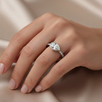 Pear Lab Grown Diamond Ring