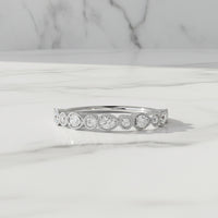 Pear & Round Lab Grown Diamond Ring