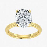 IGI Lab Grown Diamond Oval Shape Solitaire Ring 1.00ct