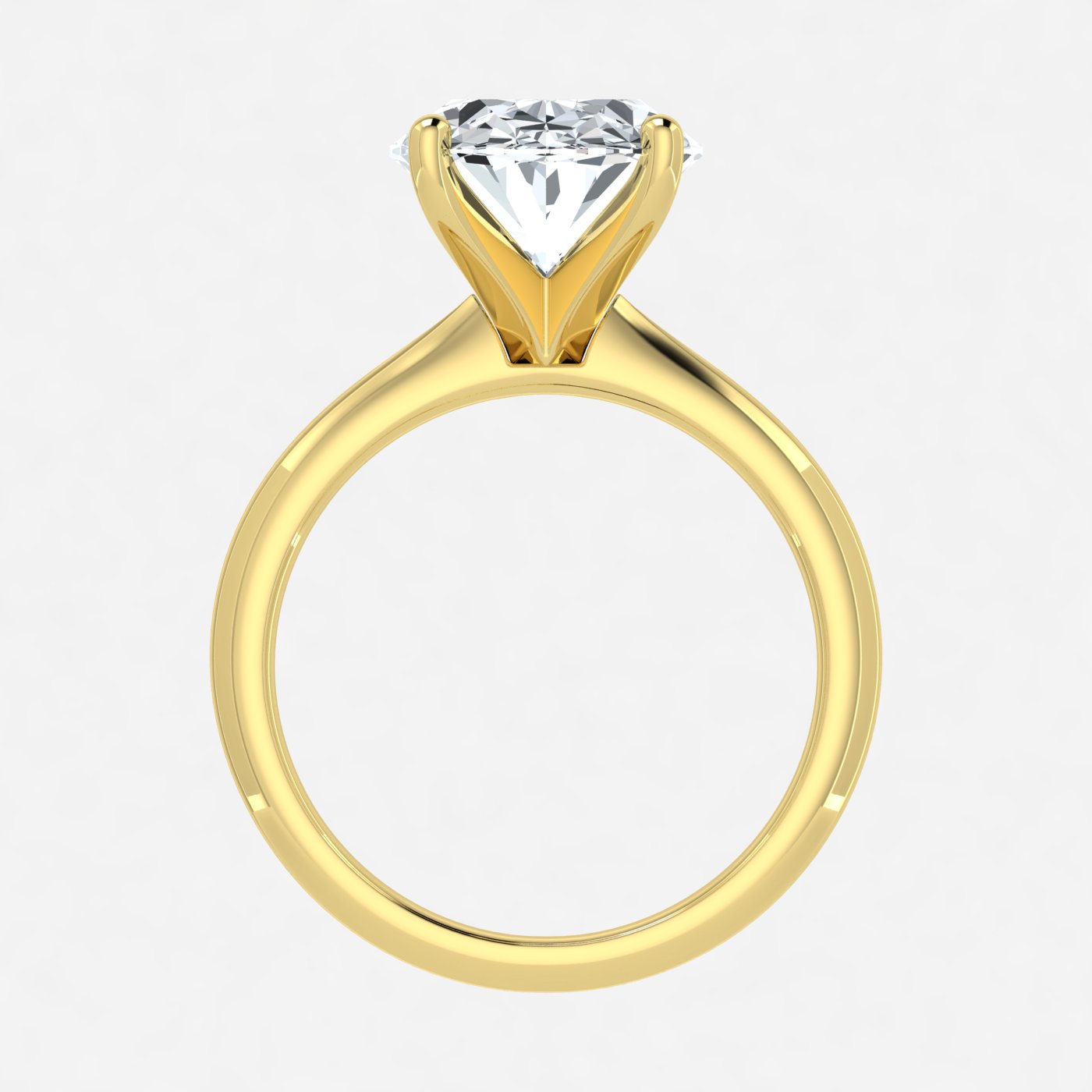 IGI Lab Grown Diamond Oval Shape Solitaire Ring 1.00ct