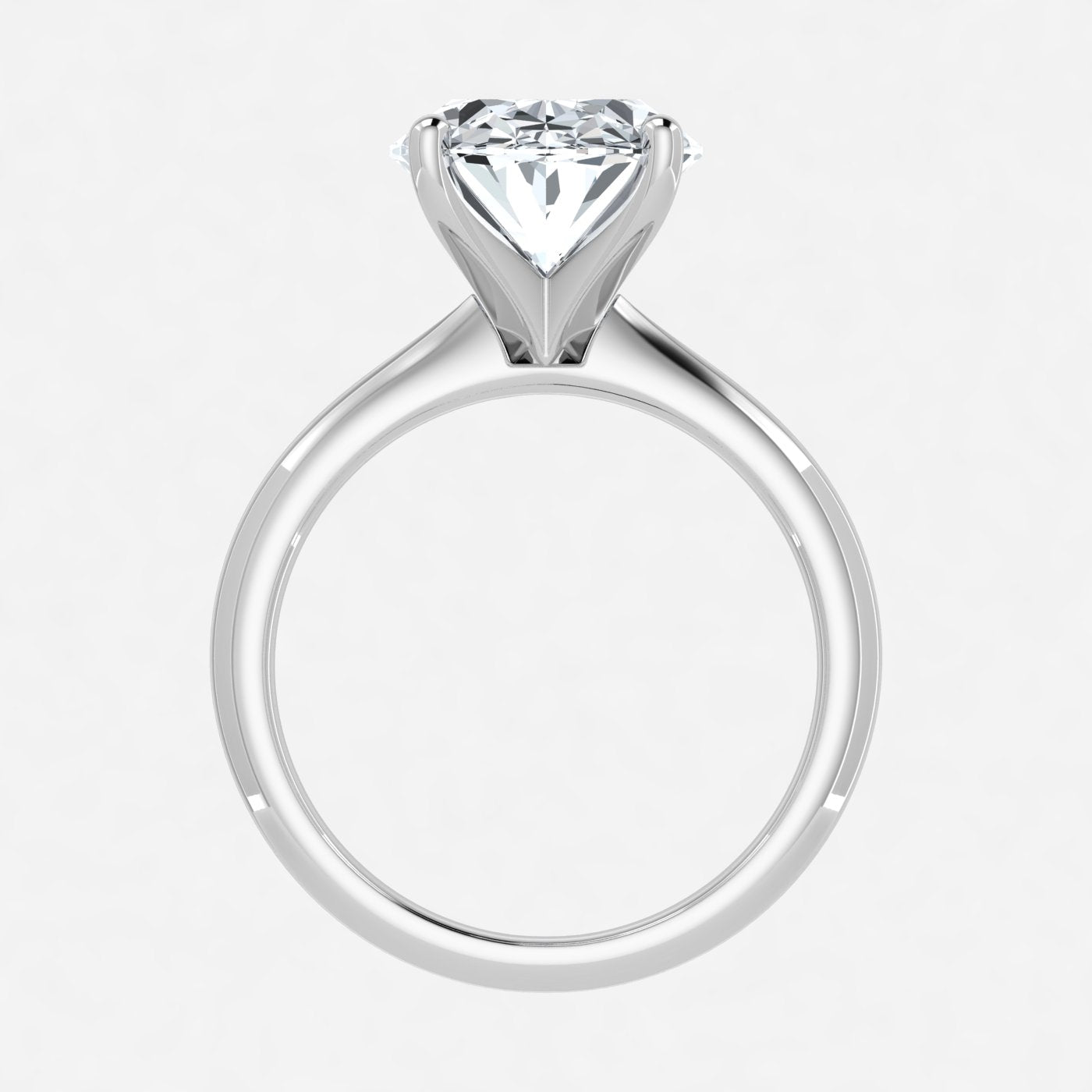 IGI Lab Grown Diamond Oval Shape Solitaire Ring 1.00ct