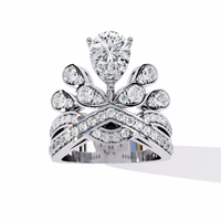 Regal Tiara Lab Grown Diamond Bridal Ring