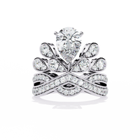 Regal Tiara Lab Grown Diamond Bridal Ring