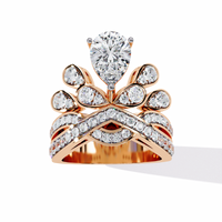 Regal Tiara Lab Grown Diamond Bridal Ring
